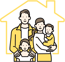 家族のイラスト